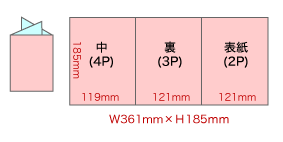 トールケース用ブックレット 6P サイズ