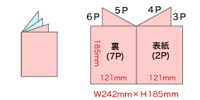 トールケース用ブックレット 8P サイズ